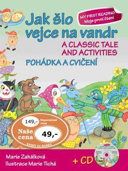 Jak šlo vejce na vandr Pohádka a cvičení + CD - Zahálková Marie