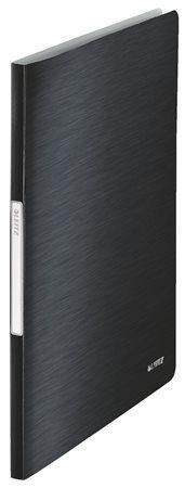 Katalogová kniha Leitz Style, 20 kapes, Saténově černá, 39580094