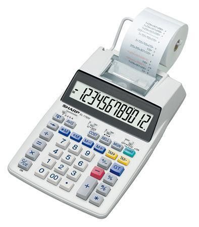 Kalkulačka s tiskem 