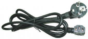 PREMIUMCORD napájecí kabel 230V 2m úhlový 90st, kpsp2-90, 2m
