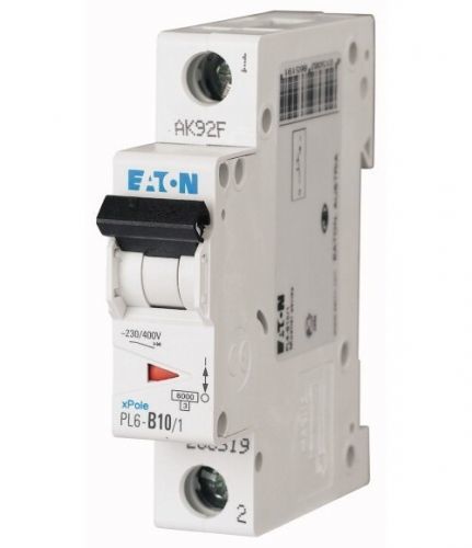 Jistič 6 kA 1pól char. B 10 A, Eaton PL6-B10/1