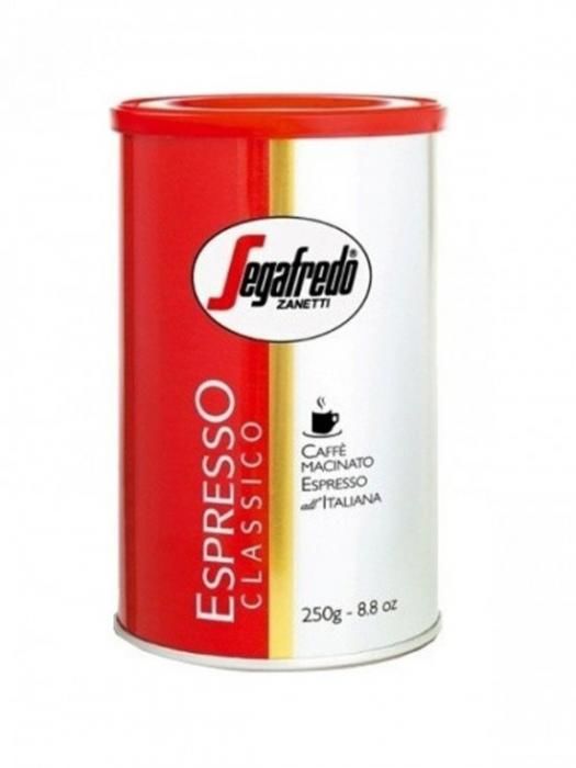 Segafredo Espresso Classico dóza mletá káva 250 g