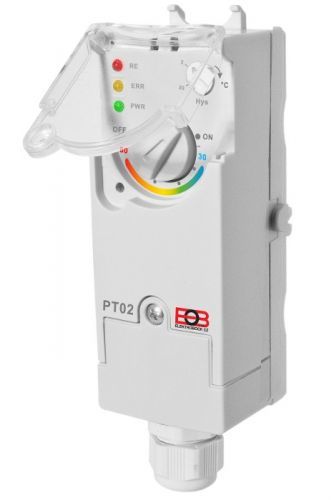 Elektronický příložný termostat PT02