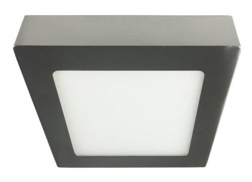 LED svítidlo FENIX-S, teplá 12W, 175x175 mm, rámeček matný chrom