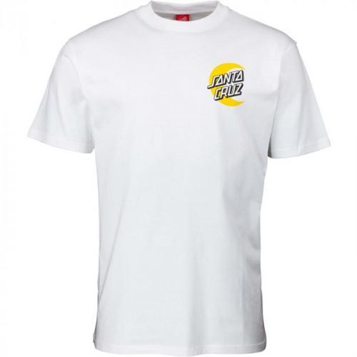 triko SANTA CRUZ - Moon Dot T-Shirt White (WHITE)