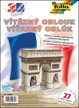 Folia 3D puzzle Vítězný oblouk 27 dílků