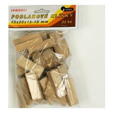 Klínky podlahové dřev.55x20x15-10mm (33ks) - 136980