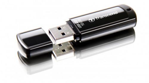 Transcend 16GB JetFlash 350, USB 2.0 flash disk, černý, TS16GJF350
