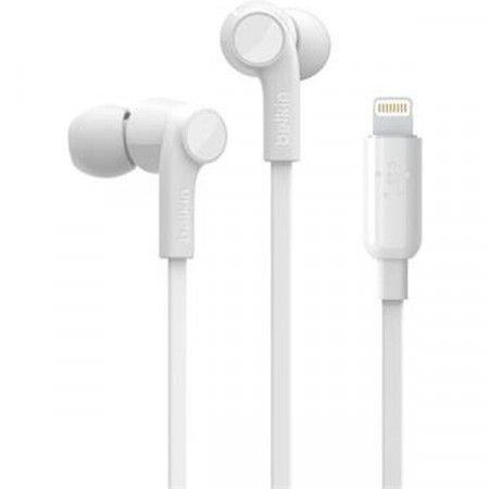 Belkin ROCKSTAR™ Sluchátka s lightning konektorem - bílá, G3H0001btWHT