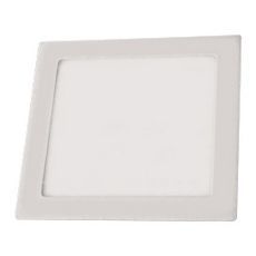 LED svítidlo VEGA-S, teplá 12W, 175x175 mm, bílý rámeček