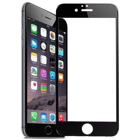 Screen Glass Apple iPhone 6, iPhone 6S 5D Full Glue tvrzené sklo zaoblené černé