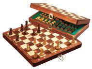 Philos Cestovní magnetické šachy v dřevěné kazetě (30 mm)