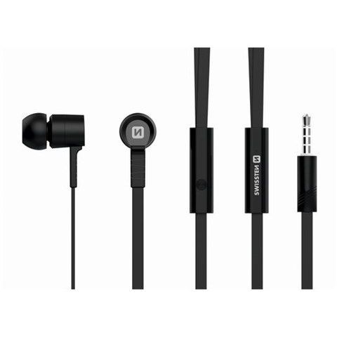 Sluchátka SWISSTEN Earbuds Rainbow YS-D2 černá