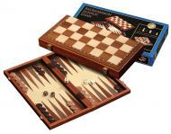 Philos Dřevěná kazeta – magnetické šachy, dáma, backgammon (43 mm)
