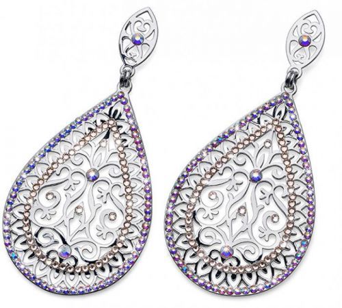 Oliver Weber Třpytivé náušnice s krystaly Mystery 22778