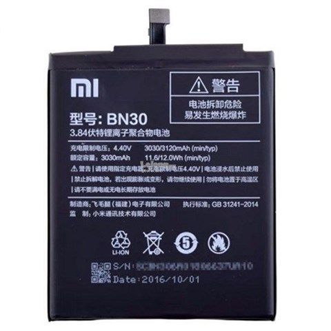 Baterie Xiaomi BN30 Redmi 4A 3120mAh original (volně)