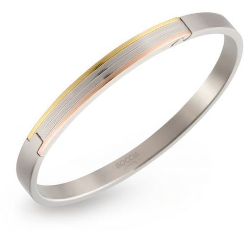 Boccia Titanium Pevný Titanový Náramek 03005-02