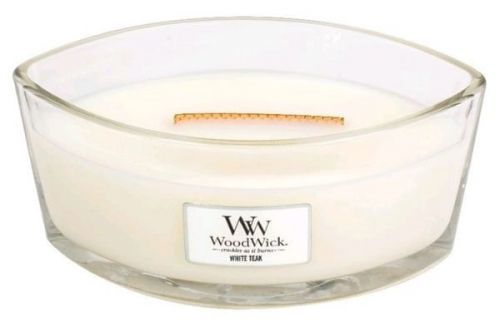 Woodwick Vonná Svíčka Bílý Teak 453,6 G