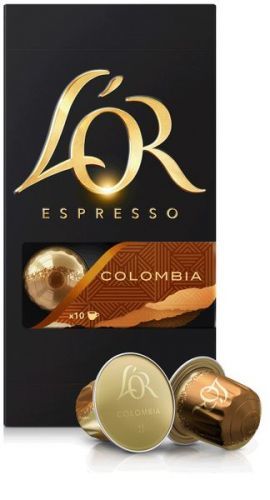 L'or Colombia - 100 Hliníkových Kapslí Kompatibilních S Kávovary Nespresso ®