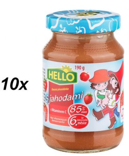 Hello Ovocná Přesnídávka S Jahodami A Vitaminem C 10X190G