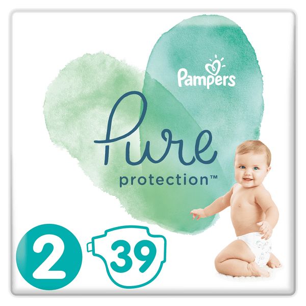 Pampers Pure Protection s2, 39 Ks, 4-8 Kg