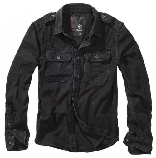 Košile Brandit Vintage Shirt 1/1 - černá, L