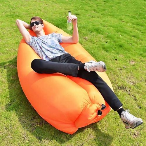 Nafukovací vak Lazy bag - oranžový