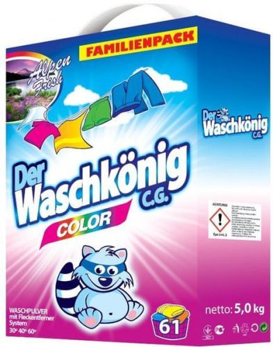 Waschkonig Prášek Na Praní Color 5 Kg (61 Praní)