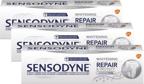Sensodyne Zubní Pasta Repair&Protect Whitening 75 Ml 3 Ks