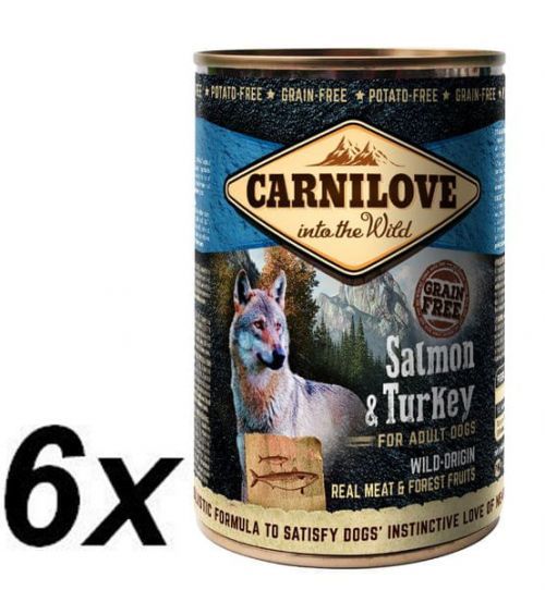 Carnilove Wild Meat Salmon & Turkey 6x 400 G
