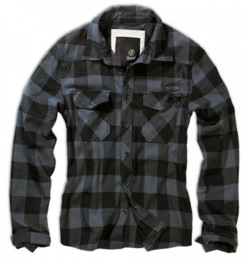 Košile Brandit Check Shirt - šedá-černá