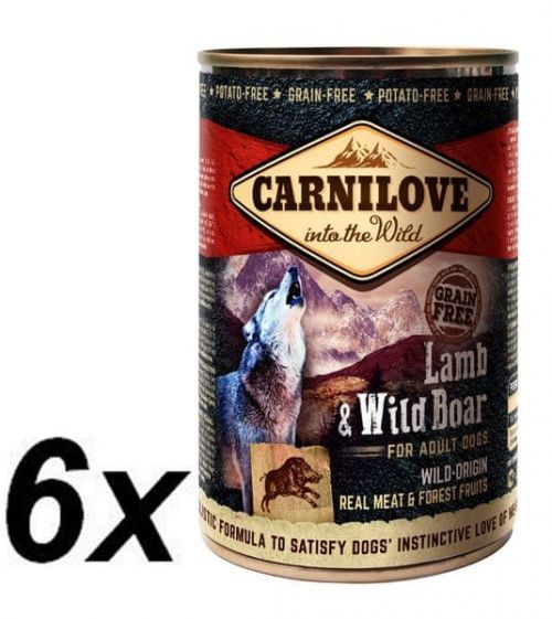 Carnilove Wild Meat Lamb & Wild Boar 6 X 400 G