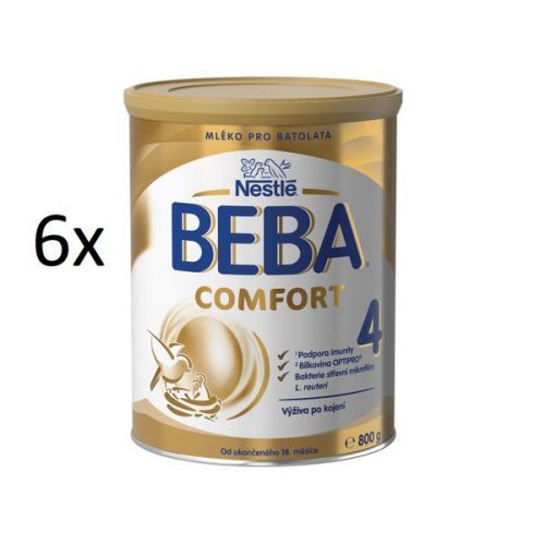 Nestlé 6x Beba Comfort 4 - 800g