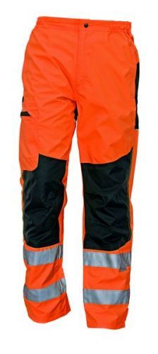 Cerva TICINO Kalhoty do pasu reflexní nepromokavé oranžová/černá 3XL