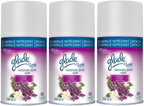 Glade By Brise Automatic Náplň Levandule A Jasmín 3x 269 Ml