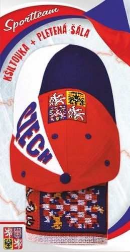 Sport Team Sada Fun Čr - Kšiltovka + Pletená Šála