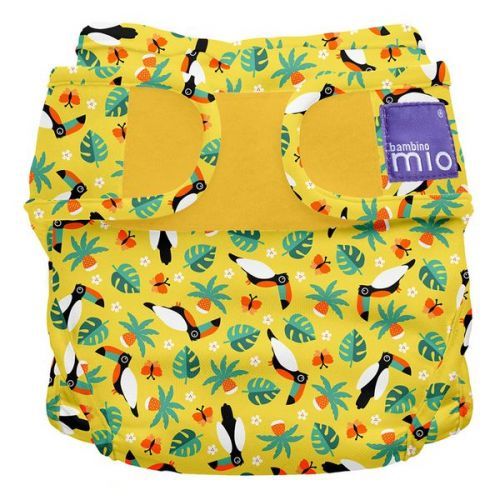 Bambinomio Miosoft Plenkové Kalhotky Tropical Toucan 9-15kg