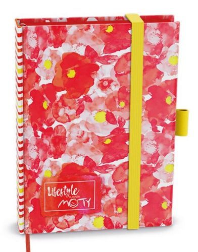 Zápisník Motivační Moty Červený