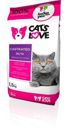 Dogs&Cats Love Cats Love Castrated 1,5kg