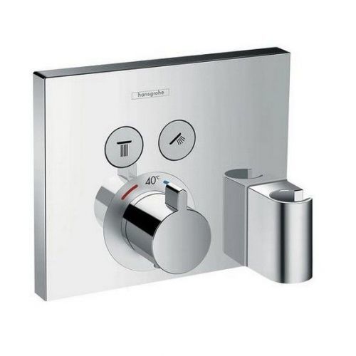 Hansgrohe Select Baterie Termo Podomítková Dvoucestná, S Držákem, Bez Tělesa