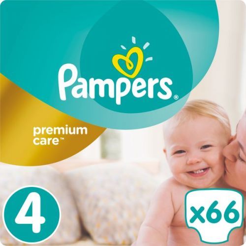 PAMPERS Premium Care plenky vel. 4, 9-14 kg, 68 ks