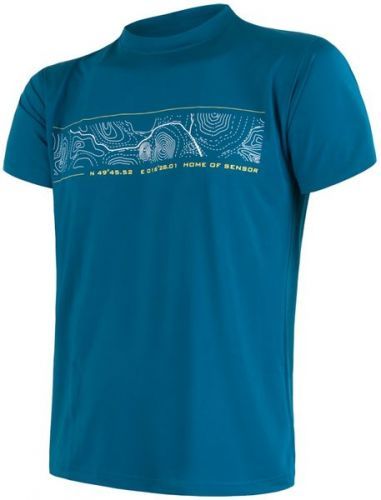 Sensor Coolmax Fresh Pt Gps Pánské Triko Kr.Rukáv Safír M