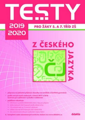 Testy 2019-2020 Z Českého Jazyka Pro Žáky 5. A 7. Tříd Zš