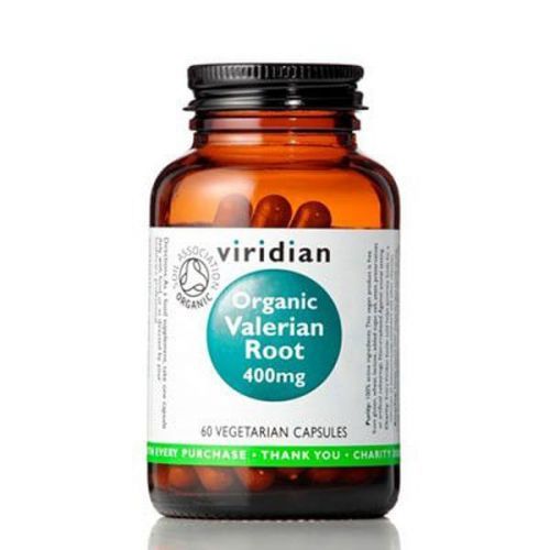 Viridian Nutrition Organic Valerian Root 400mg 60 Kapslí