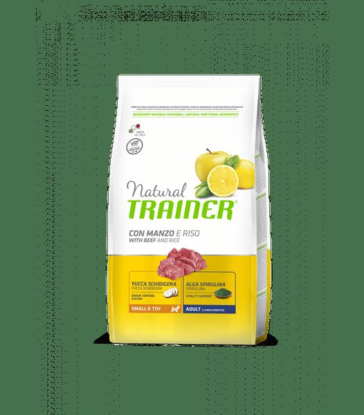 Trainer Natural Small&Toy Adult Hovězí A Rýže 800g