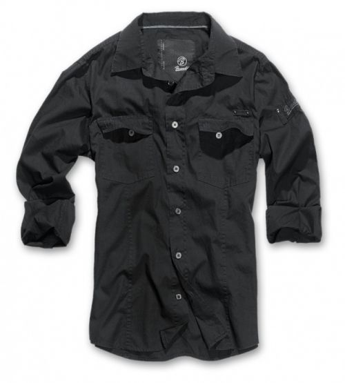 Košile Brandit SlimFit Shirt - černá