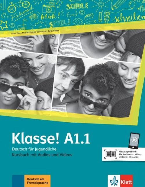 Klasse! A1.1.  Kursbuch mit Audios und Videos online (Sieber Tanja)(Paperback)(v němčině)