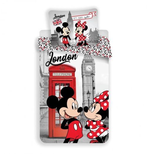 Jerry Fabrics Povlečení Mickey Mouse In London Telephone