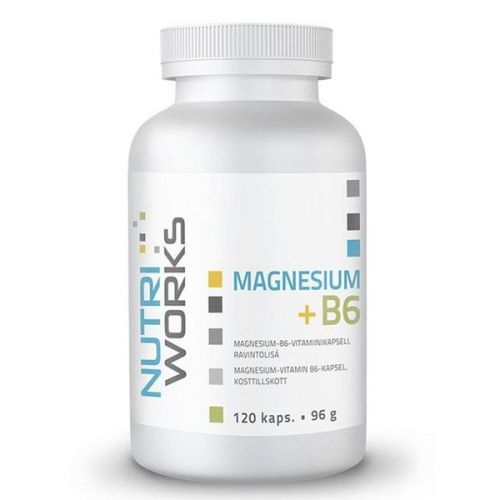 Nutriworks Magnesium + b6 120 Kapslí