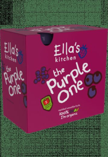 Ella's Kitchen Ovocné Pyré - Purple One (Borůvka) - 5 Ks